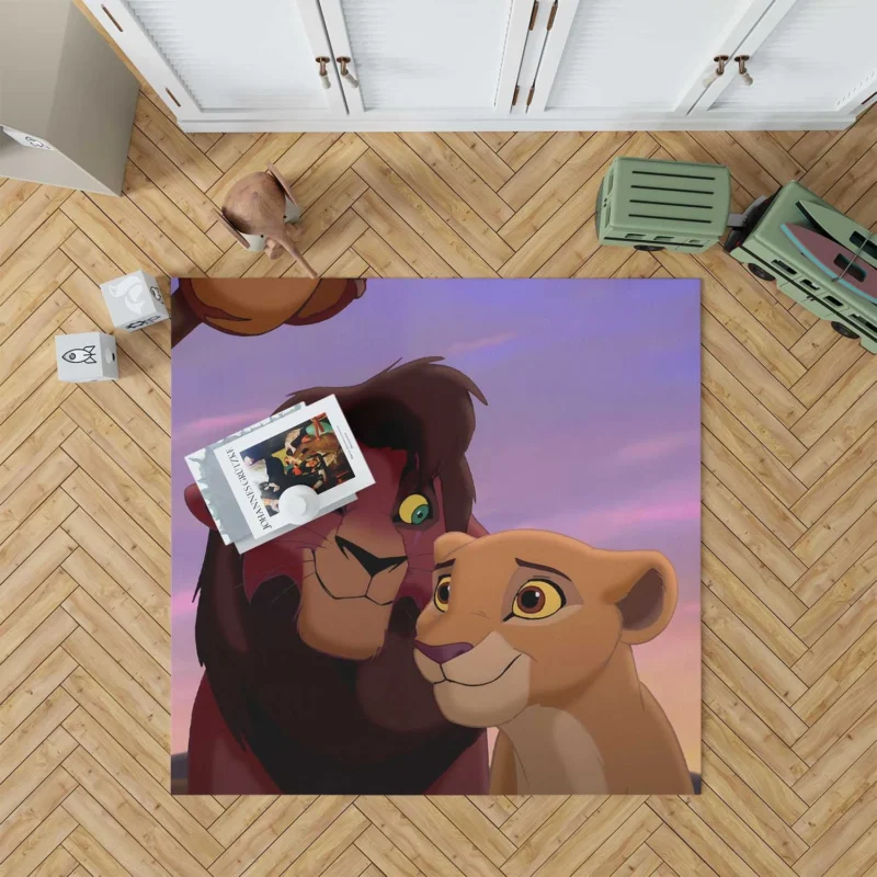Kovu and Kiara: The Lion King Next Generation Floor Rug