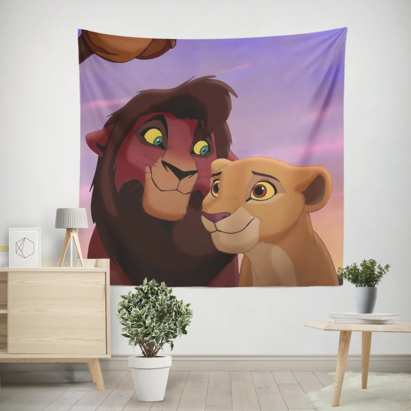 Kovu and Kiara: The Lion King Next Generation  Wall Tapestry