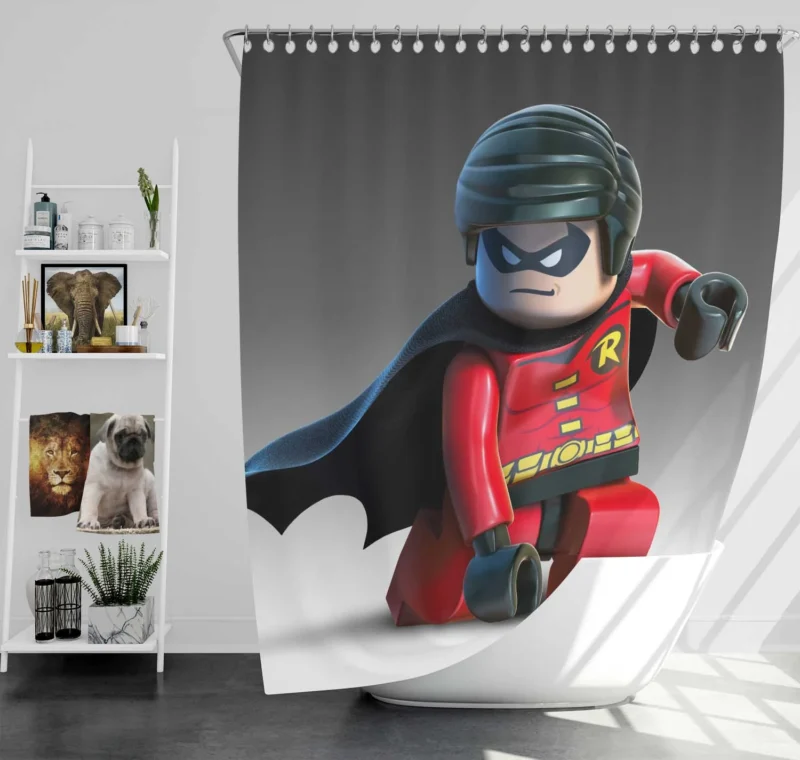 LEGO Batman 2: DC Super Heroes - Tim Drake Debut Shower Curtain