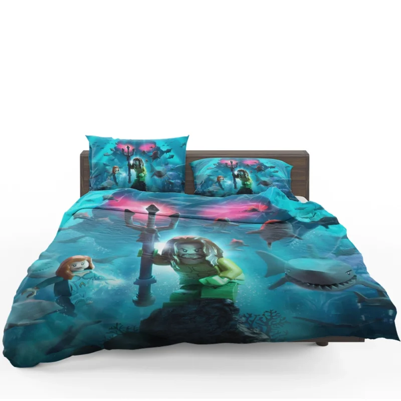LEGO DC Super Villains: Dive into Aquaman Adventure Bedding Set