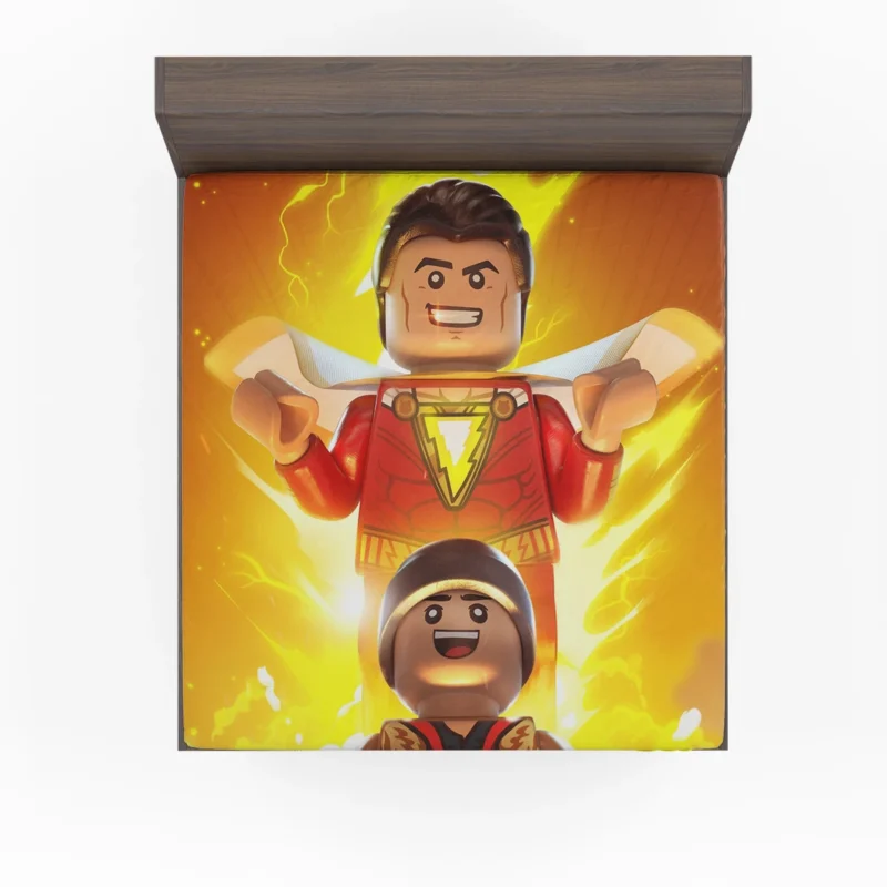 LEGO DC Super Villains: Shazam Joins the Fray Fitted Sheet
