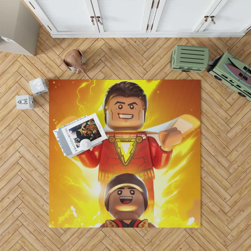 LEGO DC Super Villains: Shazam Joins the Fray Floor Rug