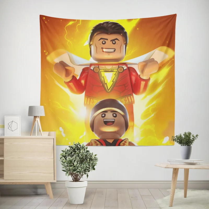 LEGO DC Super Villains: Shazam Joins the Fray  Wall Tapestry