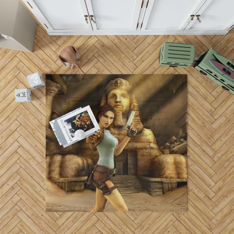 Lara Croft Tomb Raider Anniversary Floor Rug