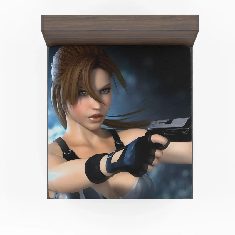 Lara Croft Tomb Raider Fantasy Game Fitted Sheet