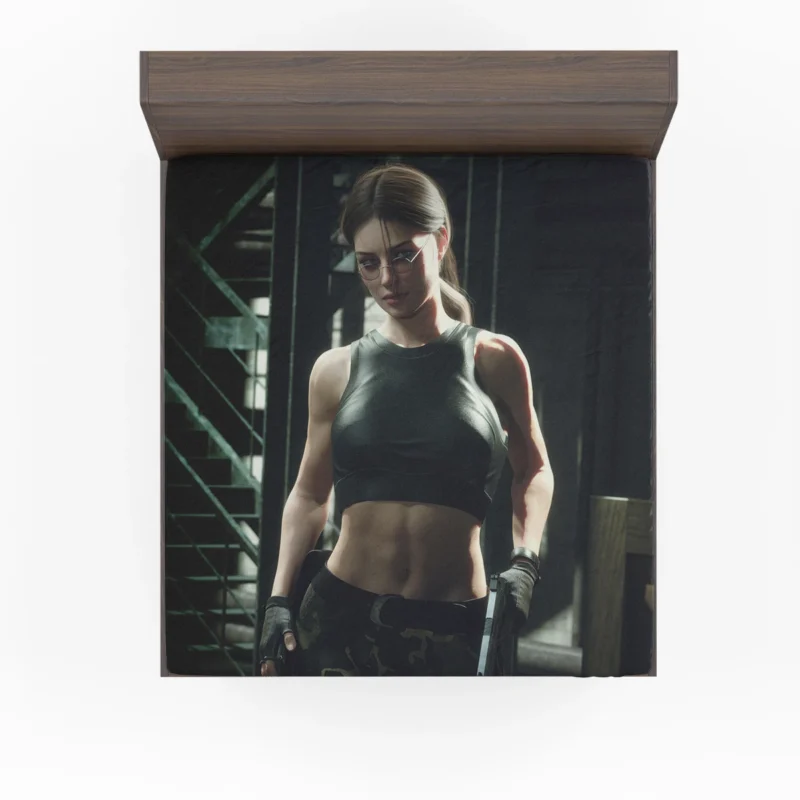 Lara Croft Tomb Raider Game Fitted Sheet