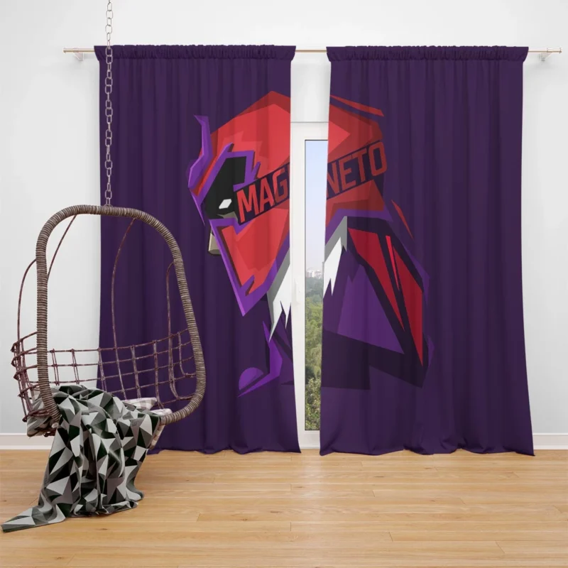 Learn About Magneto (Marvel Comics) in Comics Window Curtain