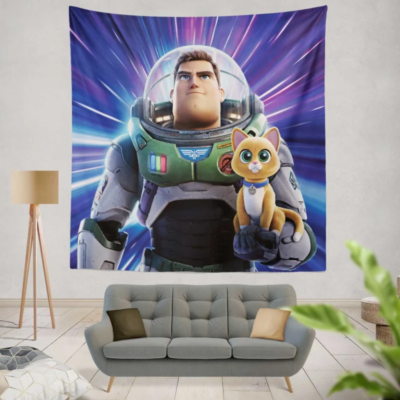 Lightyear Movie: Buzz Lightyear Cosmic Quest  Wall Tapestry