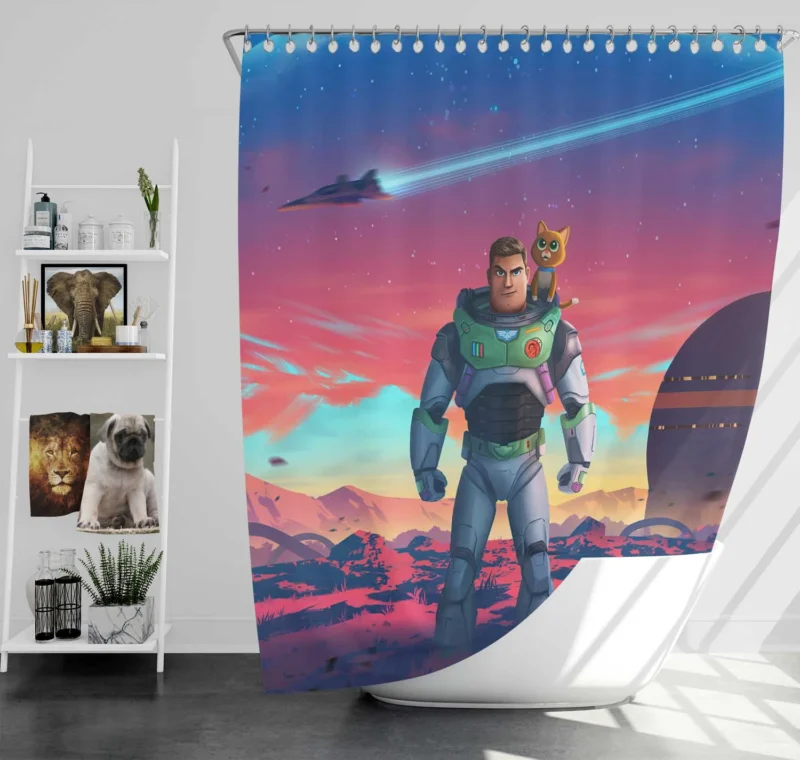 Lightyear: The Epic Journey of Buzz Lightyear Shower Curtain