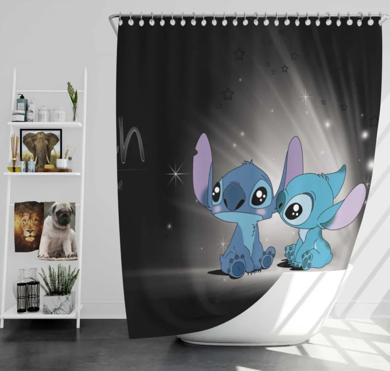 Lilo & Stitch: A Heartwarming Tale Shower Curtain