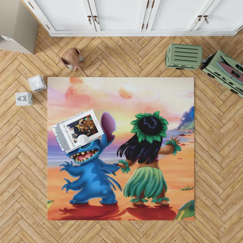 Lilo & Stitch: Beach Adventures Floor Rug