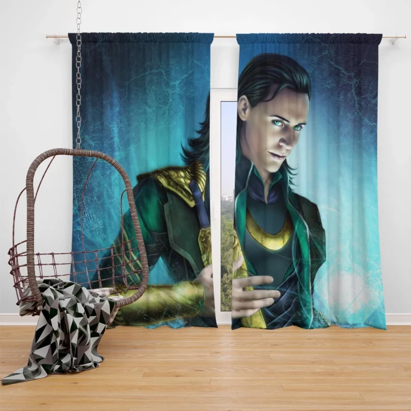 Loki Complex Character Explored in Thor Window Curtain