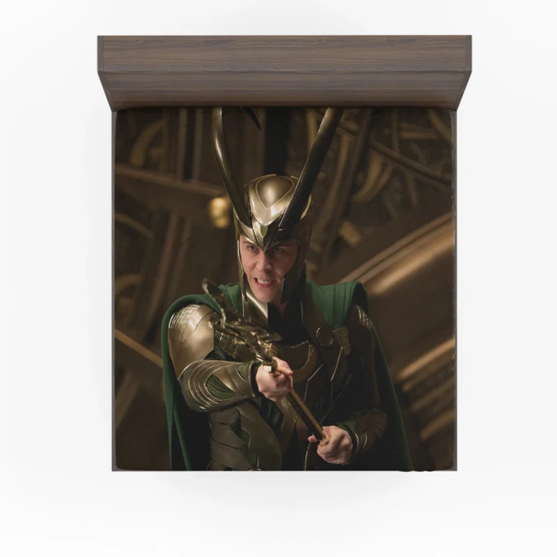 Loki Influence in the Movie Thor Fitted Sheet