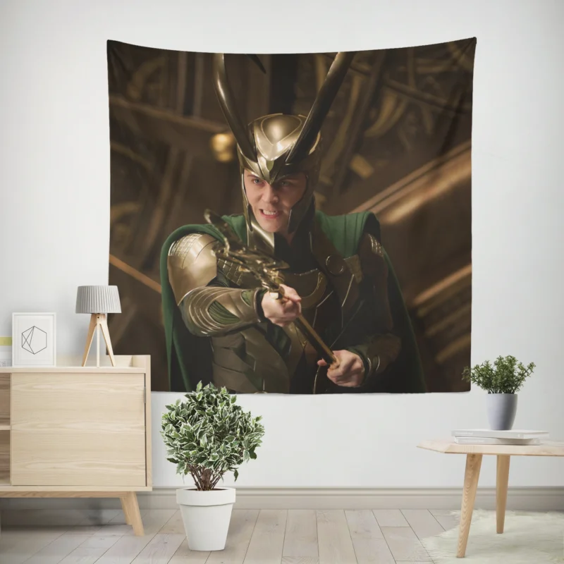 Loki Influence in the Movie Thor  Wall Tapestry