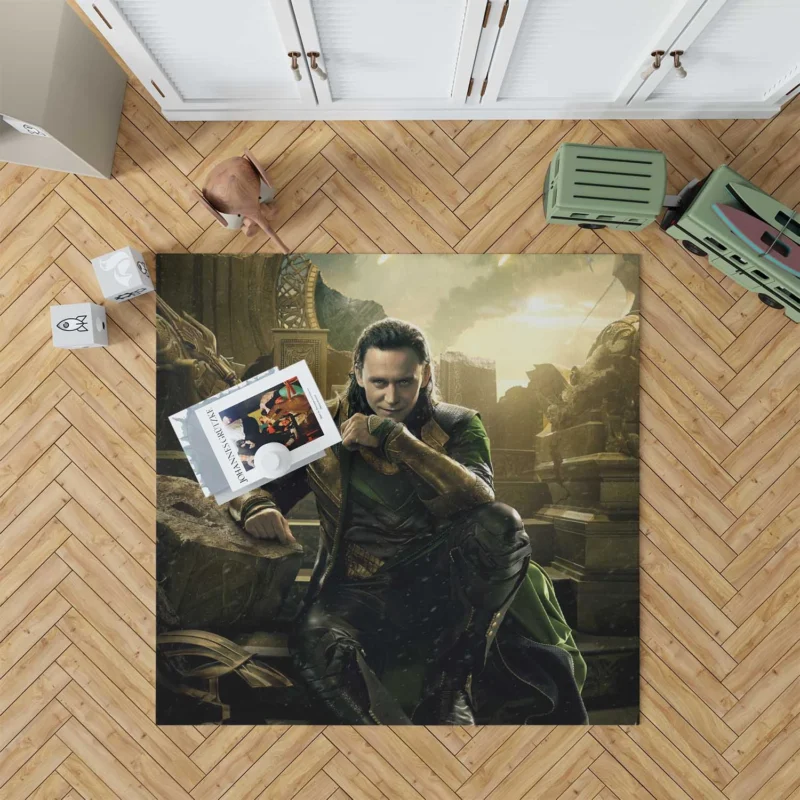 Loki in Thor: The Dark World Floor Rug