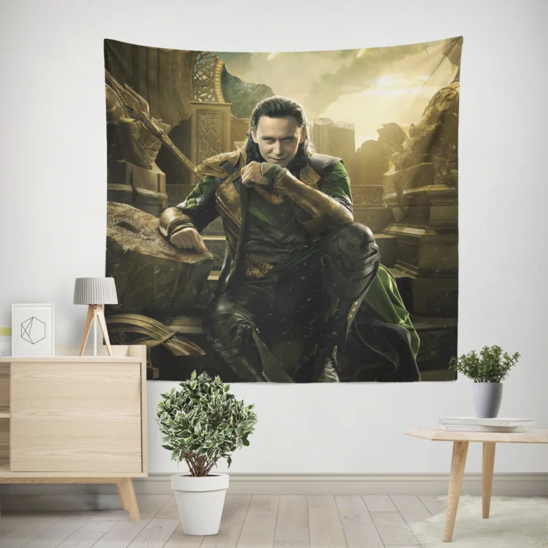 Loki in Thor: The Dark World  Wall Tapestry