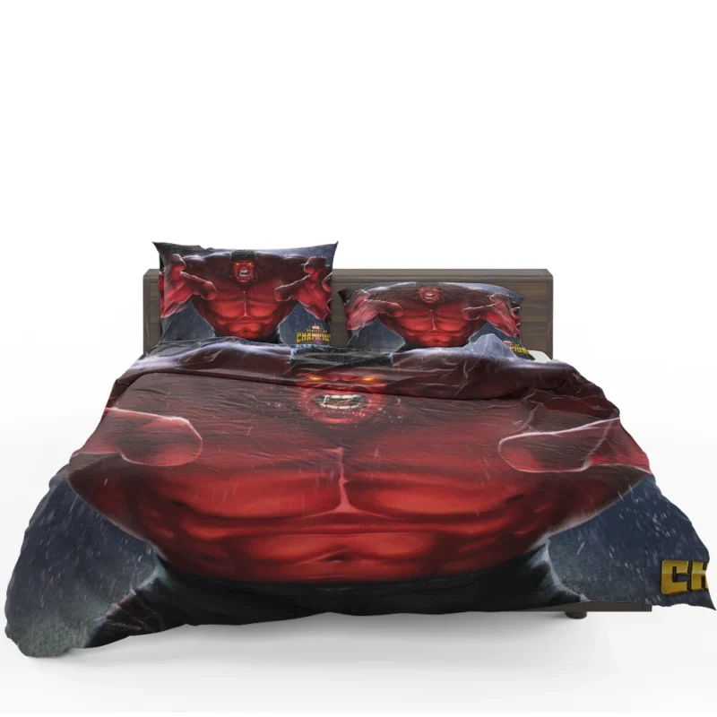 MARVEL Contest of Champions: Command Red Hulk Power Bedding Set