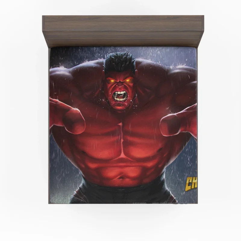 MARVEL Contest of Champions: Command Red Hulk Power Fitted Sheet