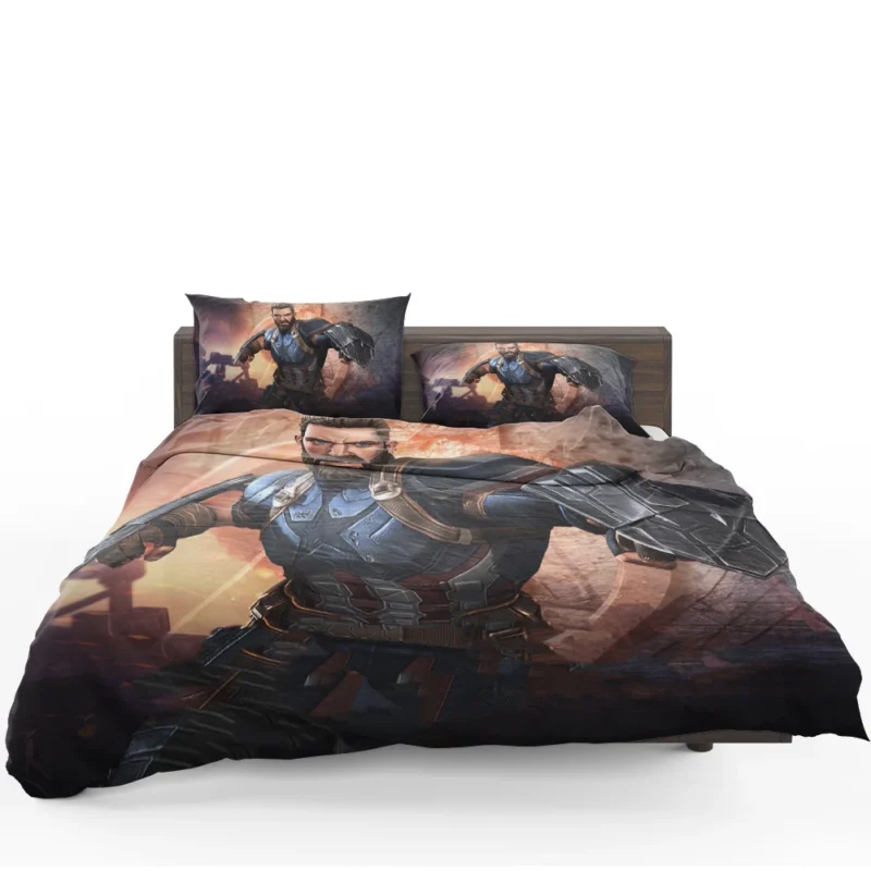 MARVEL Contest of Champions: Play as Captain America Bedding Set