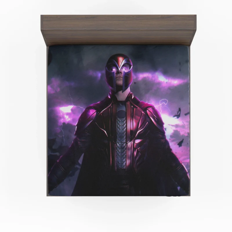 Magneto Impact in the World of X-Men Fitted Sheet