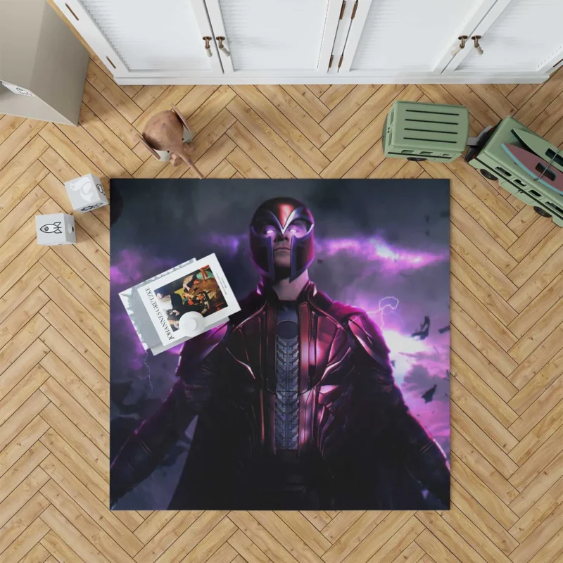 Magneto Impact in the World of X-Men Floor Rug