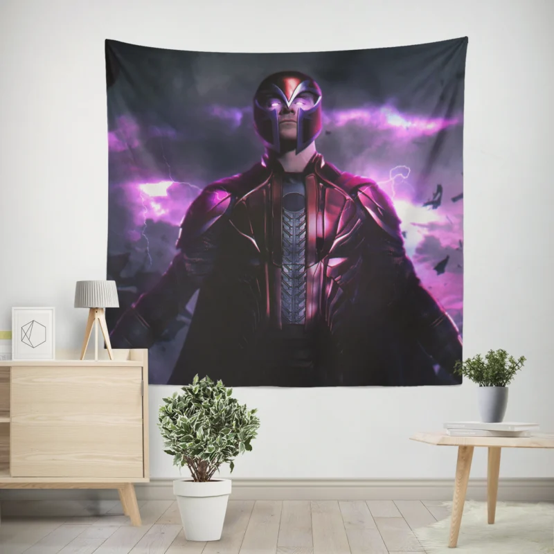 Magneto Impact in the World of X-Men  Wall Tapestry