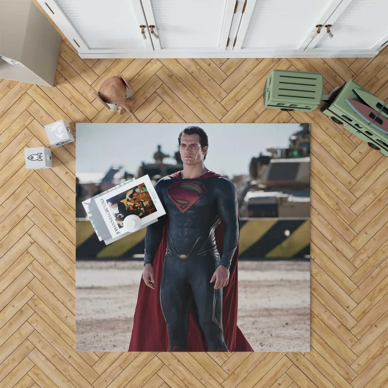 Man Of Steel: DC Henry Cavill Superman Floor Rug