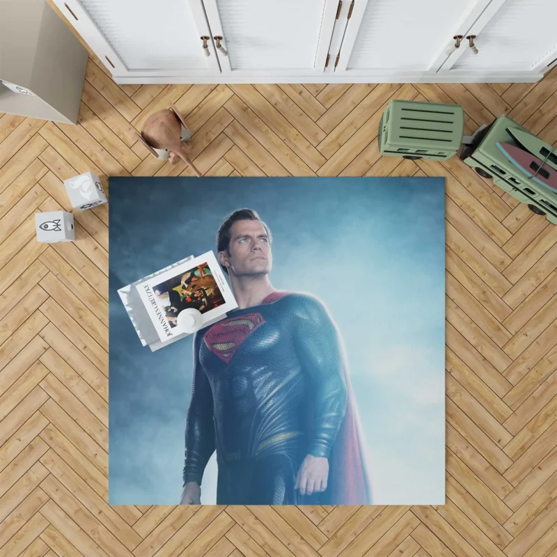 Man Of Steel: Henry Cavill Superman Floor Rug