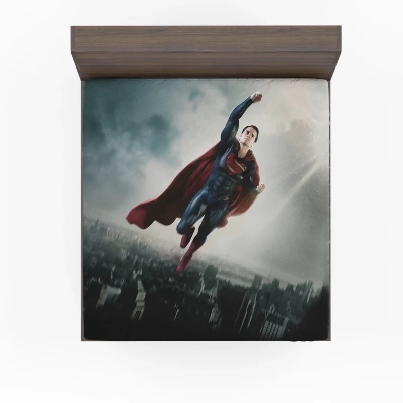 Man Of Steel: Superman Heroic Adventures Fitted Sheet