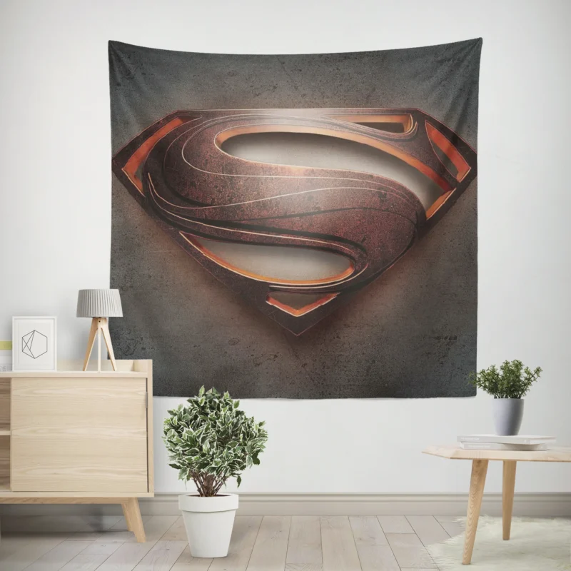 Man Of Steel: Superman Origin Story  Wall Tapestry