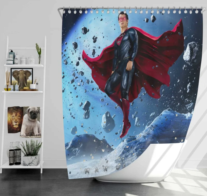 Man Of Steel: The Mighty Kal-El Shower Curtain