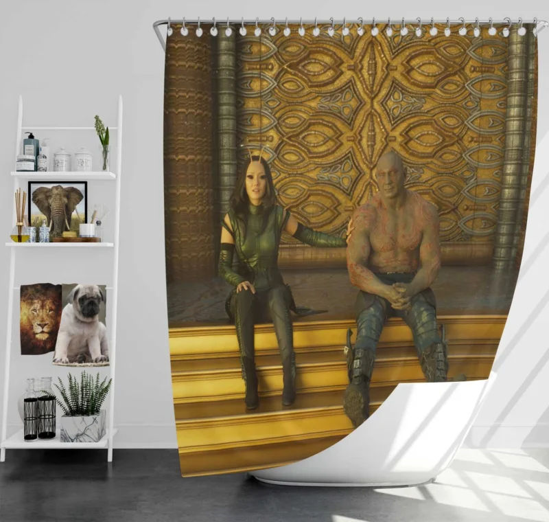 Mantis Role in Guardians of the Galaxy Vol. 2 Shower Curtain