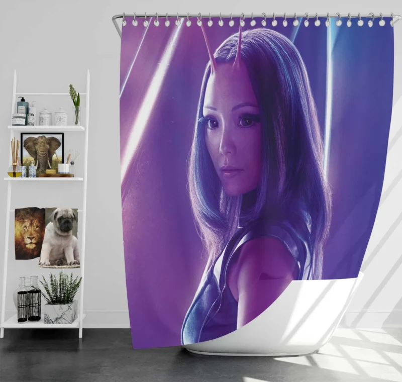 Mantis in Avengers: Infinity War - A Key Player Shower Curtain