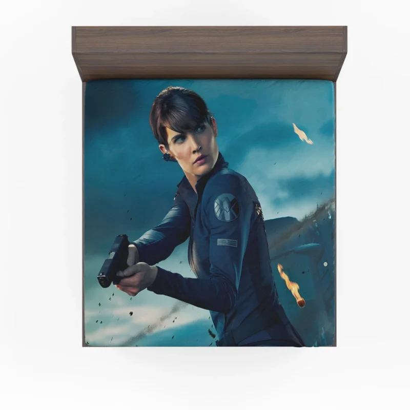 Maria Hill Vital Role in The Avengers Fitted Sheet