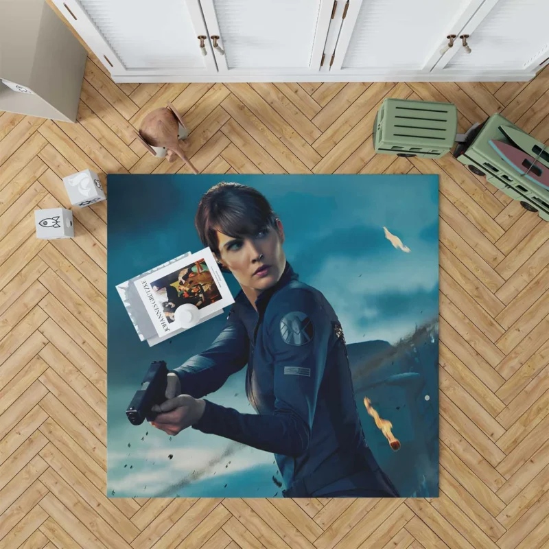 Maria Hill Vital Role in The Avengers Floor Rug
