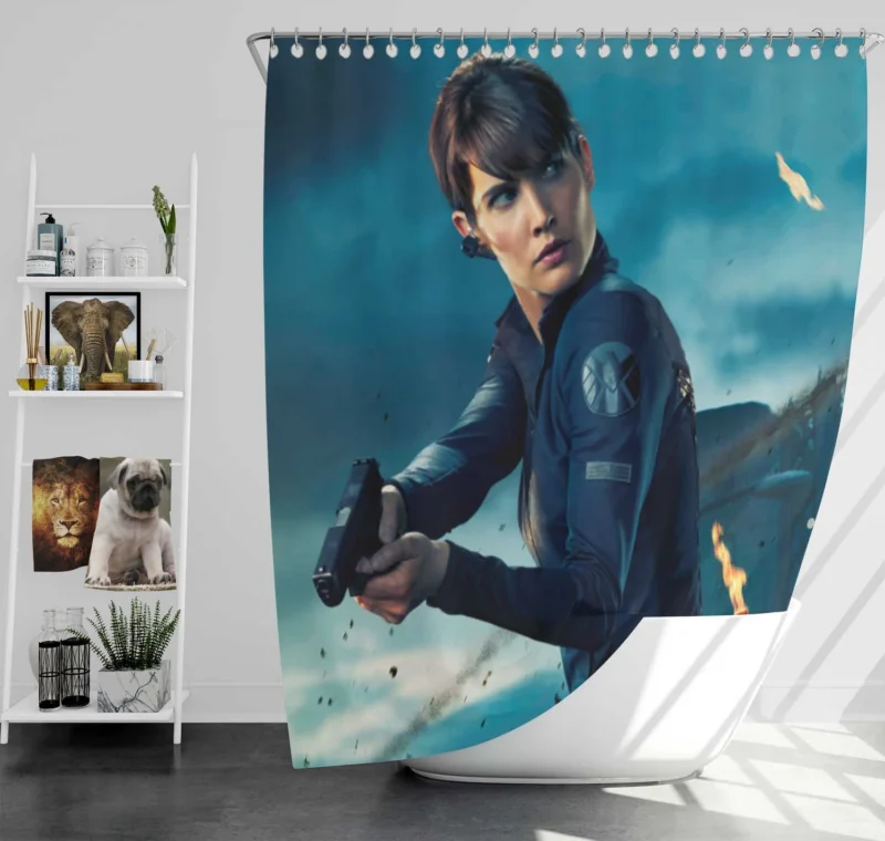 Maria Hill Vital Role in The Avengers Shower Curtain