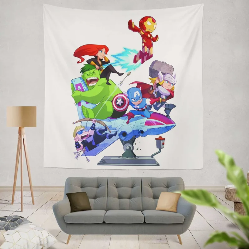Marvel Avengers Assemble: The Ultimate Team  Wall Tapestry
