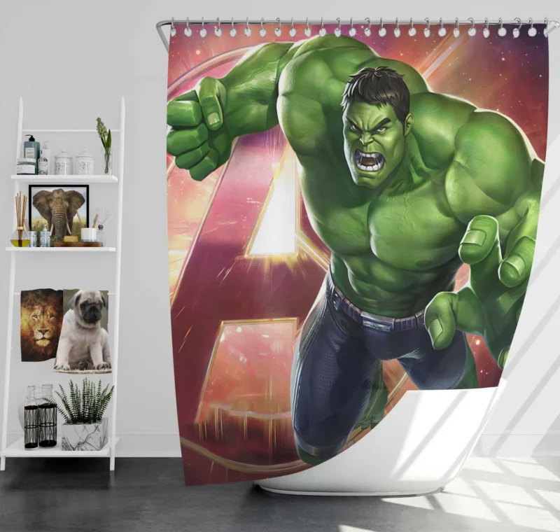 Marvel Avengers Game: Play as Hulk Shower Curtain