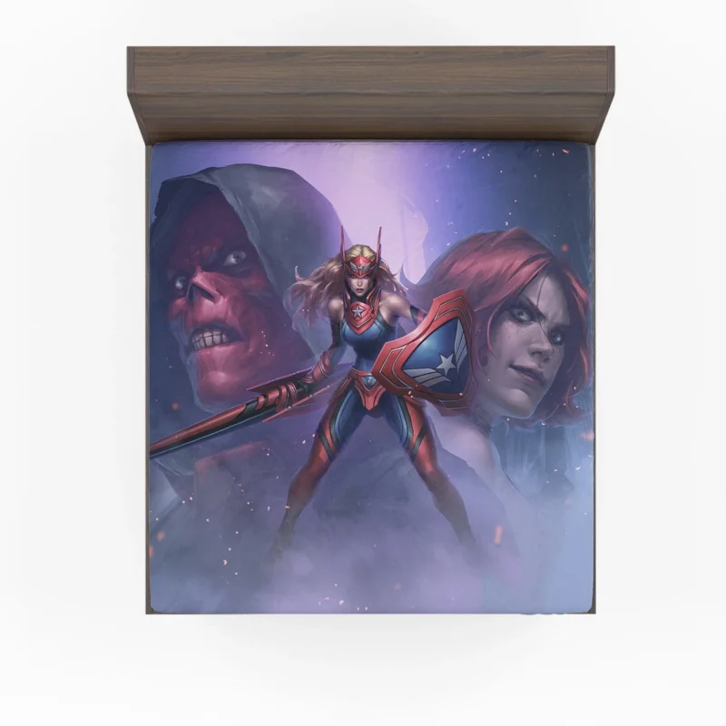 Marvel: Future Fight - Red Skull Menace Unleashed Fitted Sheet
