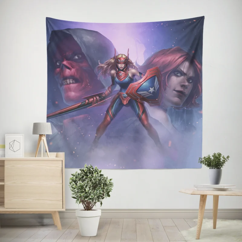 Marvel: Future Fight - Red Skull Menace Unleashed  Wall Tapestry