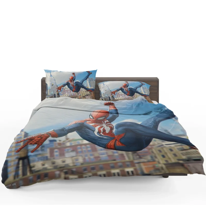 Marvel Spider-Man (PS4): Web-Slinging Action Bedding Set