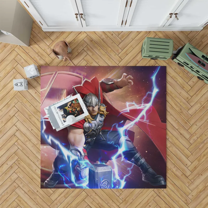 Marvel Super War: Thor Thunderous Battles Floor Rug