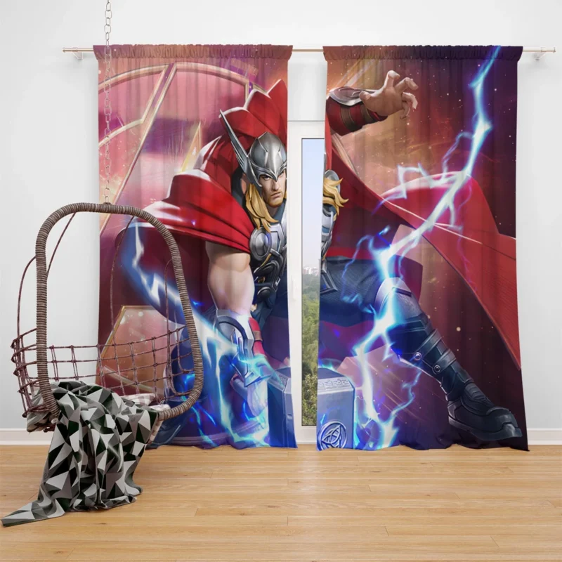 Marvel Super War: Thor Thunderous Battles Window Curtain