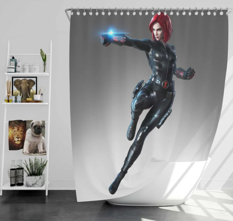 Marvel Ultimate Alliance 3: Black Widow Quest Shower Curtain