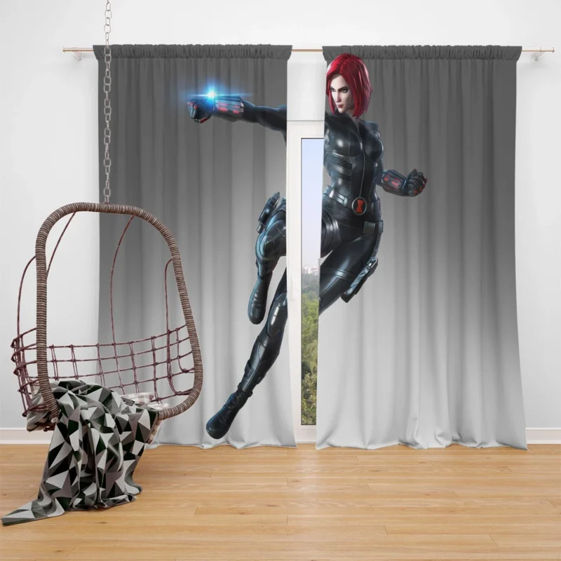 Marvel Ultimate Alliance 3: Black Widow Quest Window Curtain
