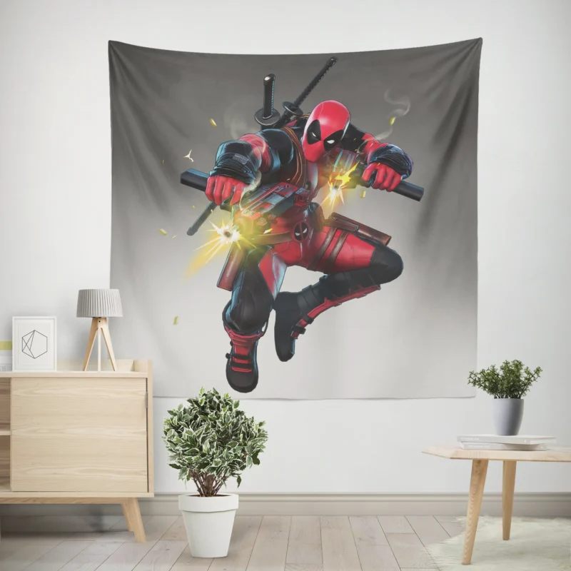Marvel Ultimate Alliance 3: Play as Deadpool  Wall Tapestry