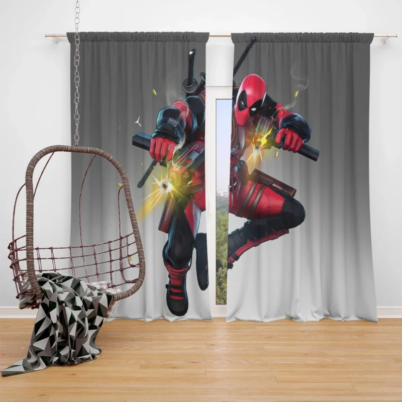 Marvel Ultimate Alliance 3: Play as Deadpool Window Curtain