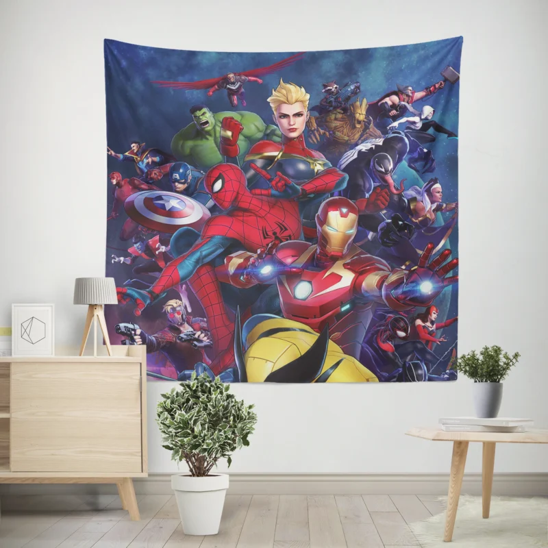 Marvel Ultimate Alliance 3: The Black Order Excitement  Wall Tapestry