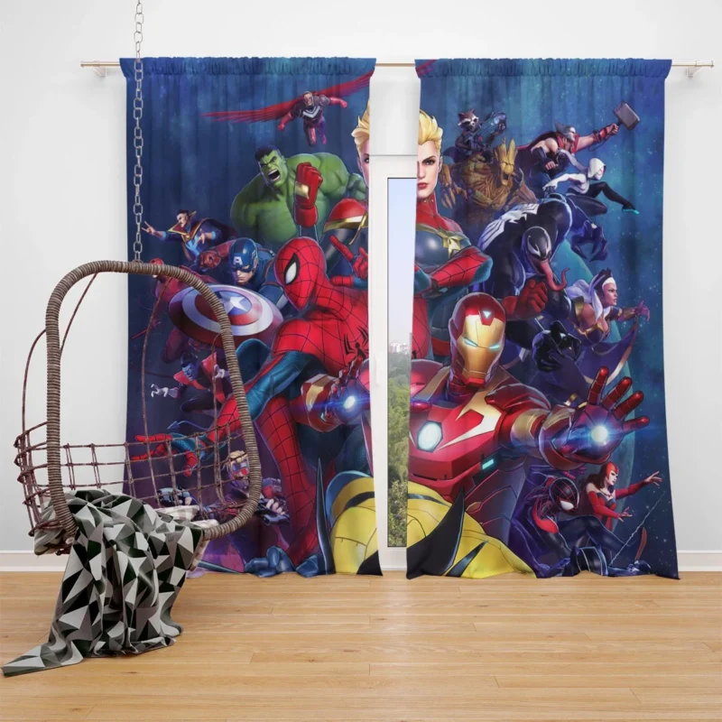 Marvel Ultimate Alliance 3: The Black Order Excitement Window Curtain