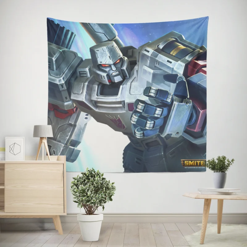 Megatron Ra: Unleash the Power in Video Game  Wall Tapestry